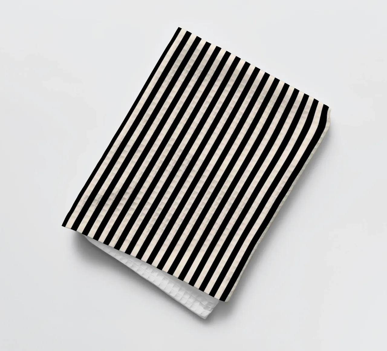 Minimal Basic Bold Stripes 2 | Nero e avorio canovaccio da cucina da Beauty in Simplicity