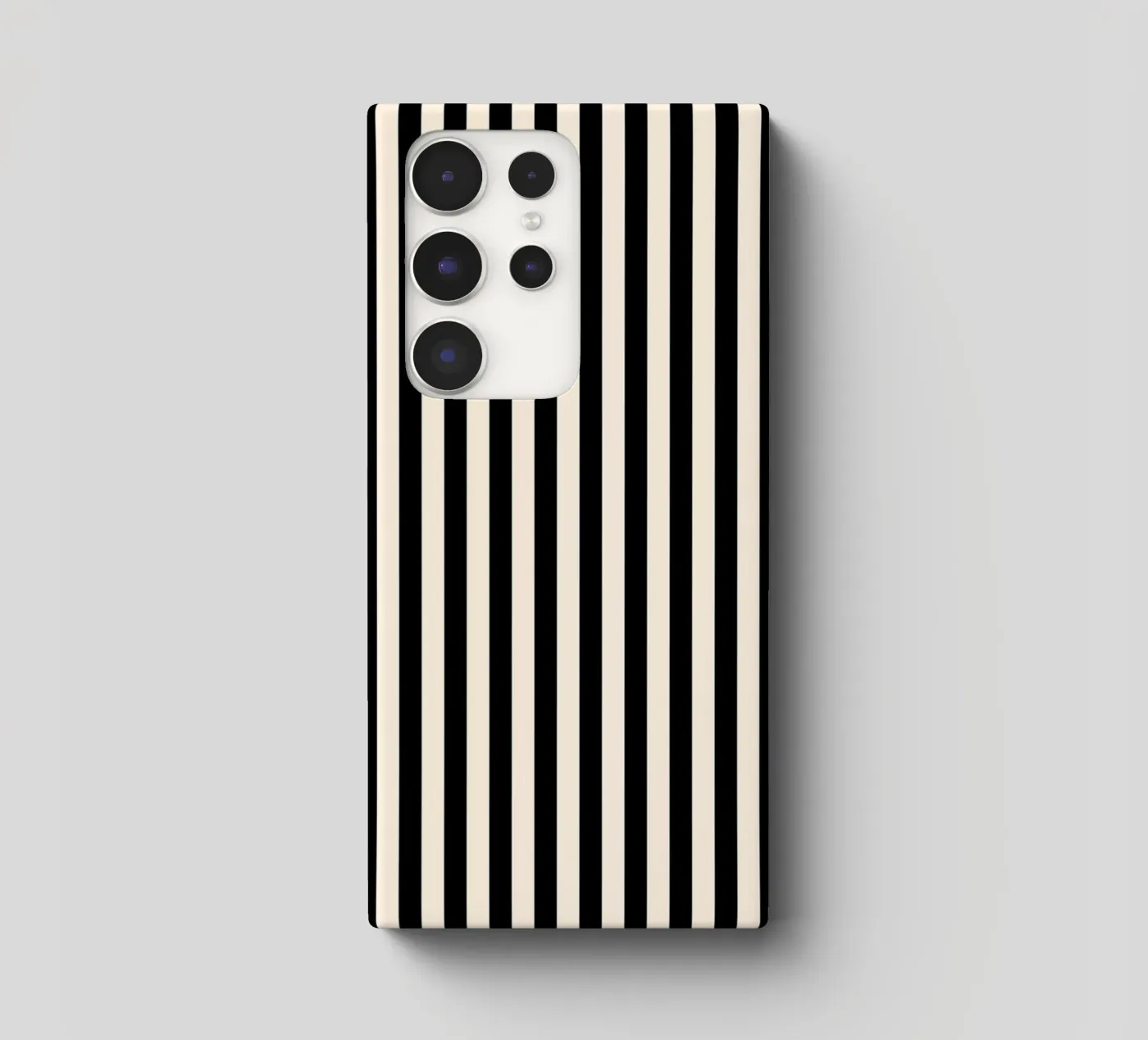 Minimal Basic Bold Stripes | Nero e Avorio cover samsung da Beauty in Simplicity