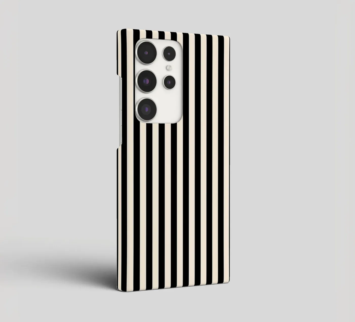 Minimal Basic Bold Stripes | Nero e Avorio cover samsung da Beauty in Simplicity