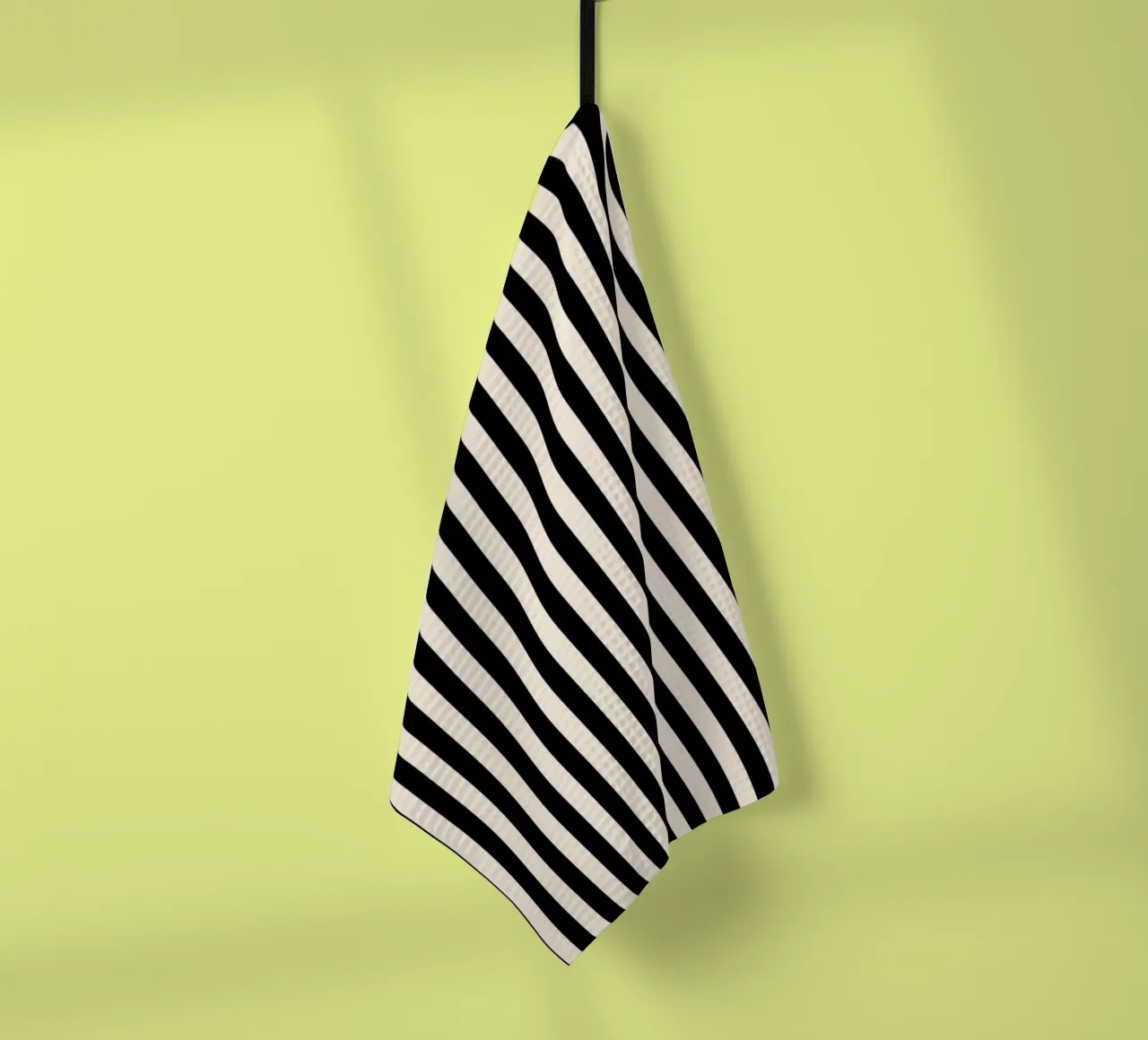 Minimal Basic Bold Stripes | Nero e Avorio canovaccio da cucina da Beauty in Simplicity