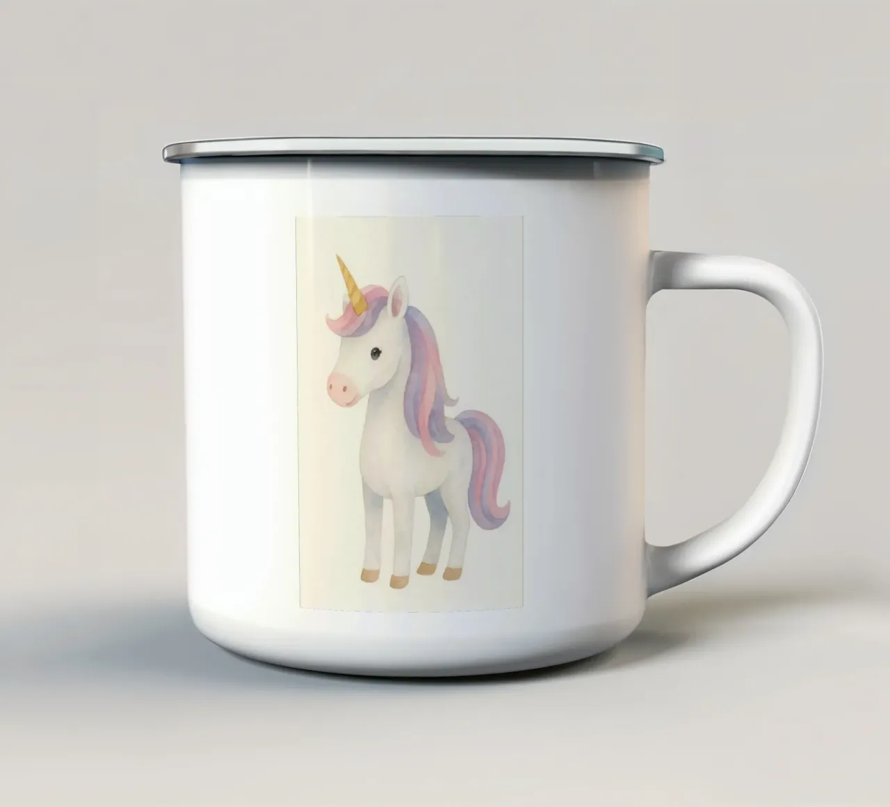 Cute Unicorn – Magical Nursery tazza in smalto da Attaboy Dsgn