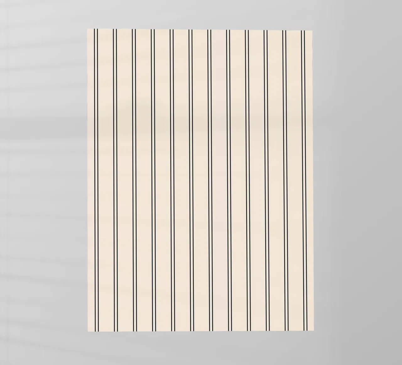 Minimal Basic Classic Doppia Striscia | Nero su Avorio pellicola backlit da Beauty in Simplicity