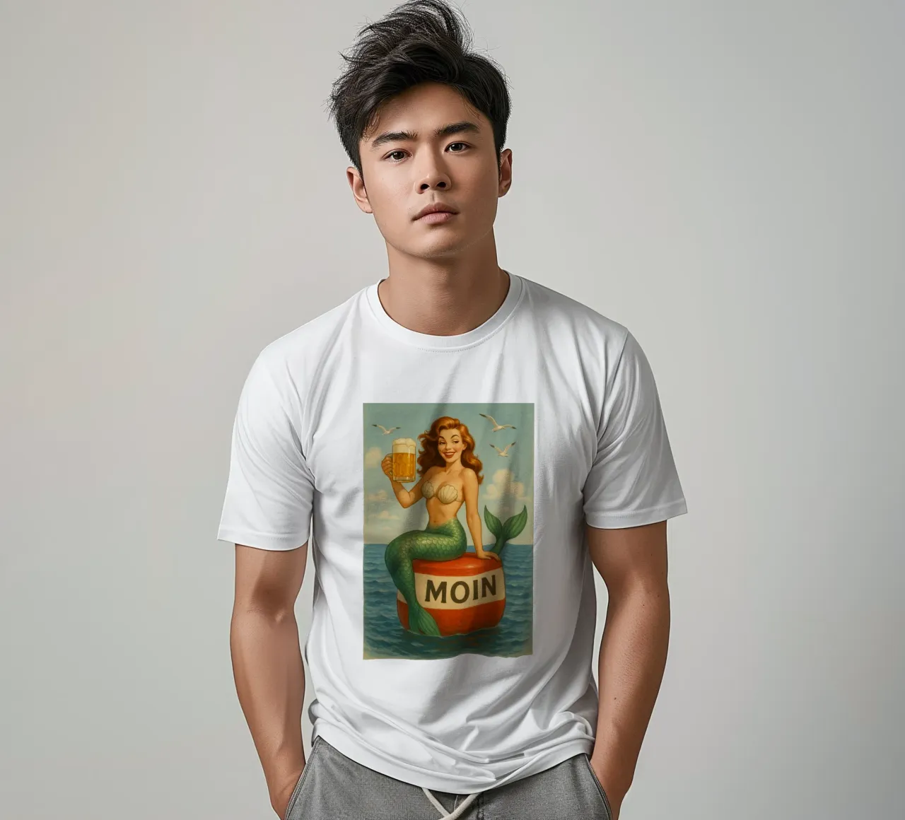 Nixe mit Bier t-shirt da Fies&Fein
