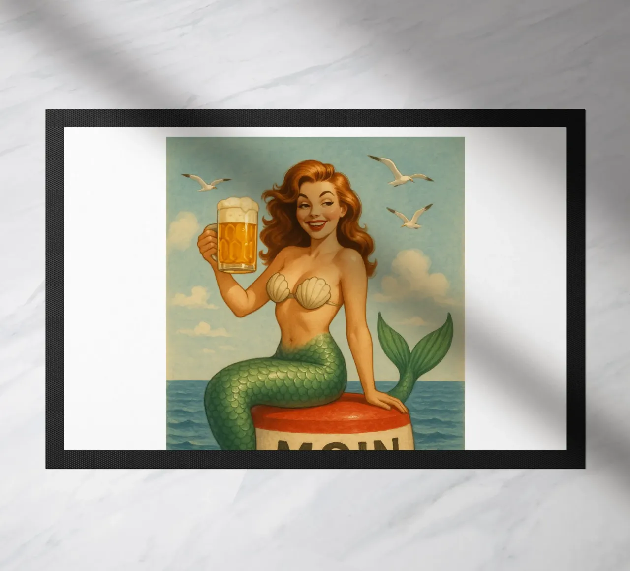 Nixe mit Bier zerbino da Fies&Fein