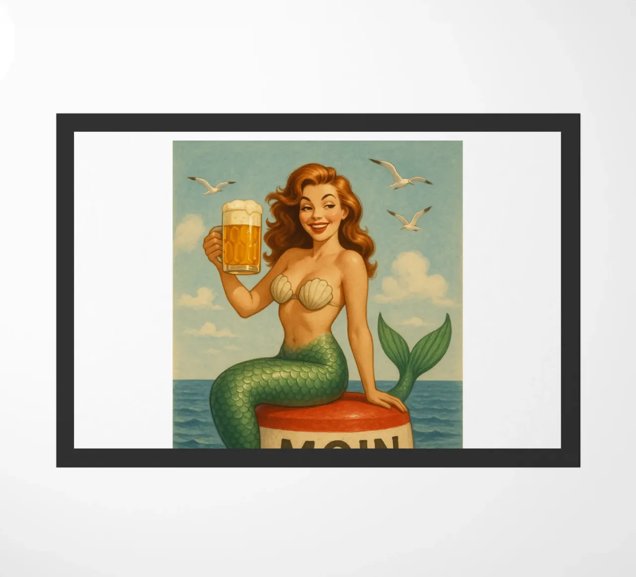 Nixe mit Bier zerbino da Fies&Fein