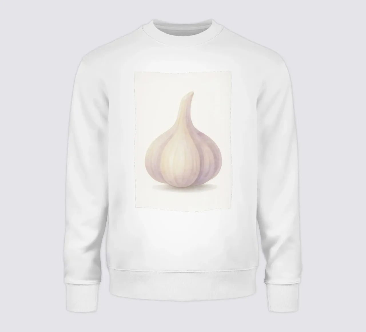 Cute Garlic – Smiley Veggie for Kids sweatshirt by Attaboy Dsgn