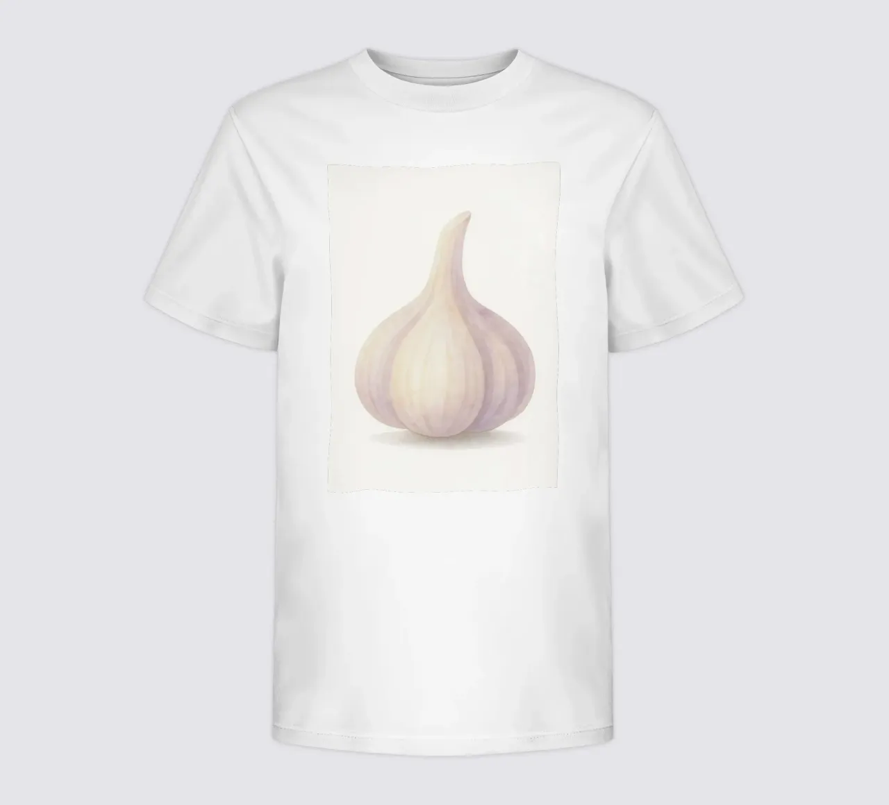 Cute Garlic – Smiley Veggie for Kids kids t-shirt by Attaboy Dsgn