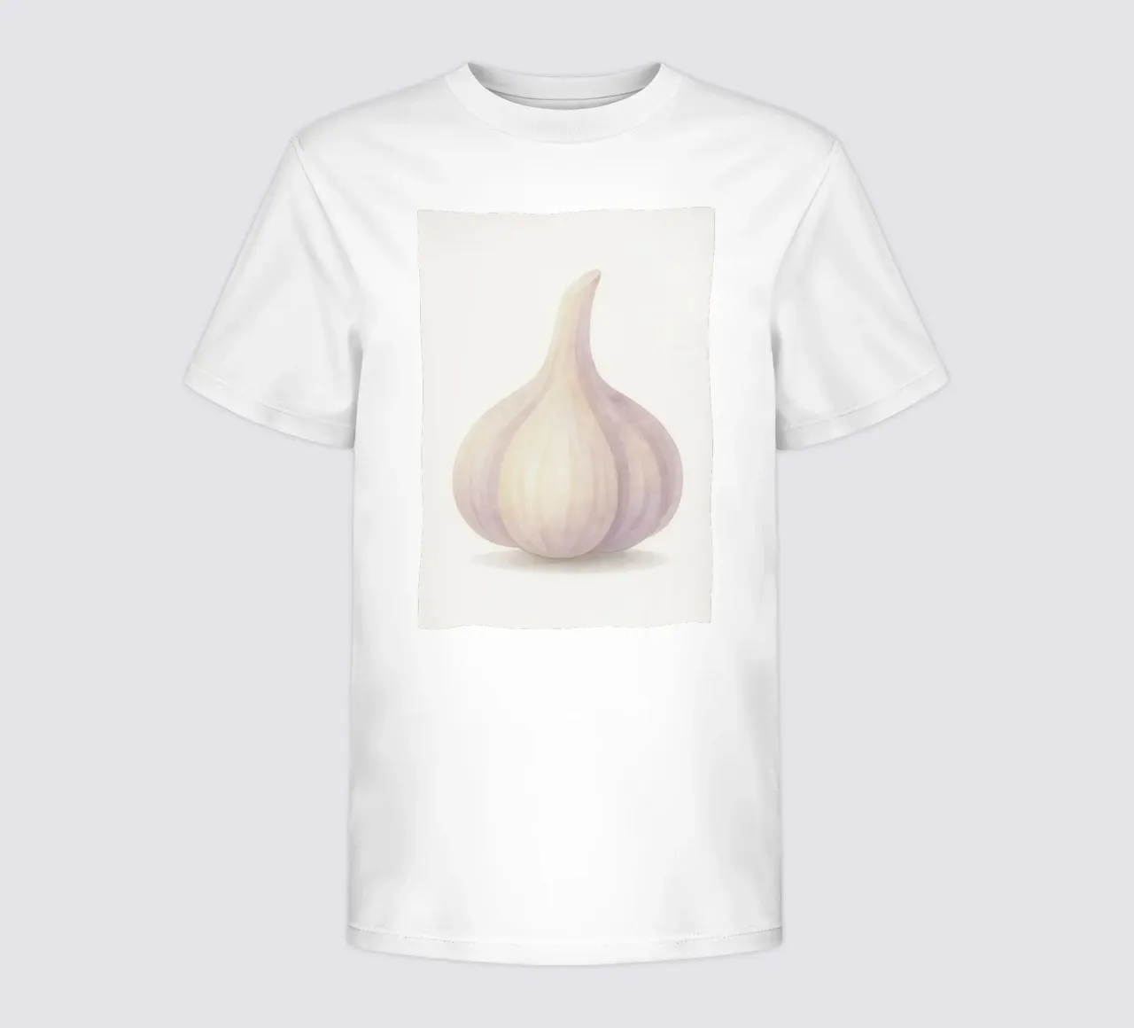 Cute Garlic – Smiley Veggie for Kids kids t-shirt by Attaboy Dsgn