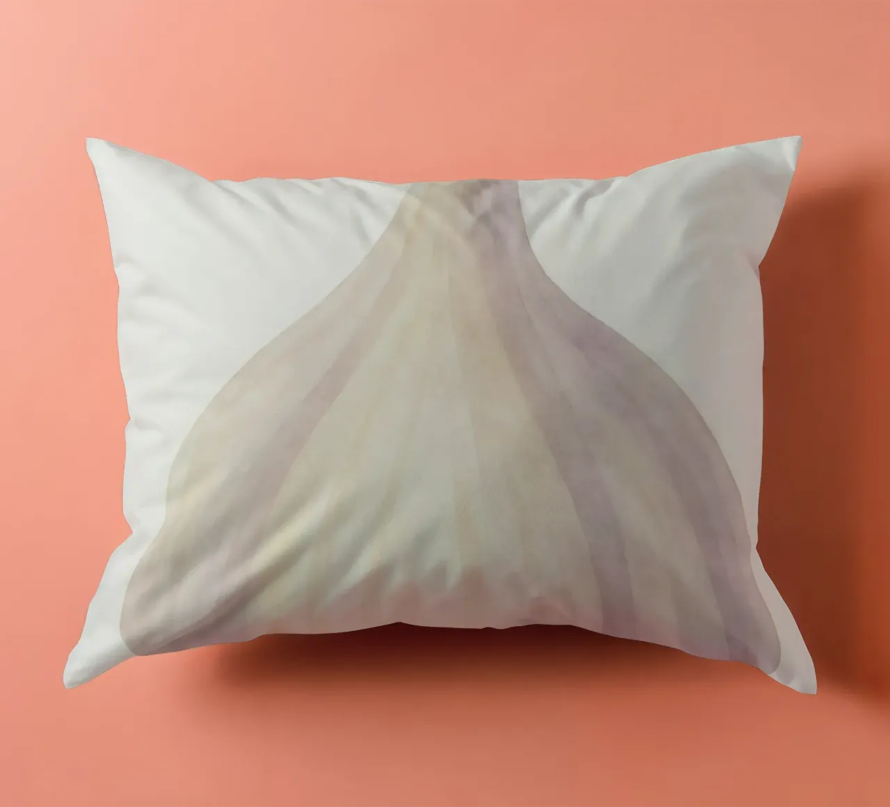 Cute Garlic – Smiley Veggie for Kids decorative cushion by Attaboy Dsgn