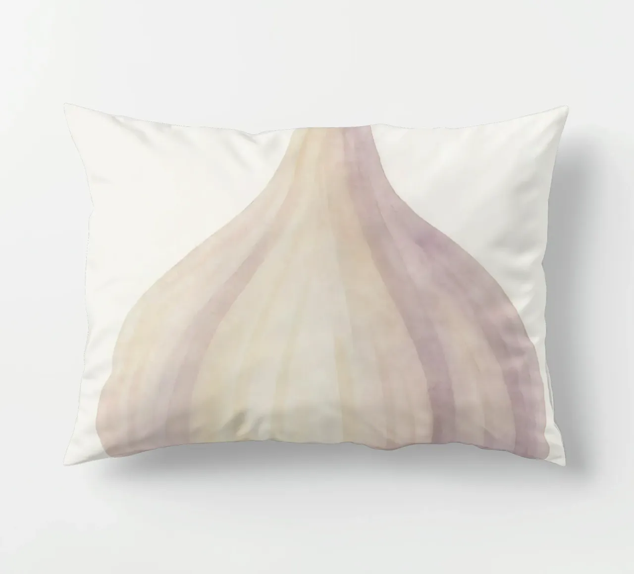 Cute Garlic – Smiley Veggie for Kids decorative cushion by Attaboy Dsgn