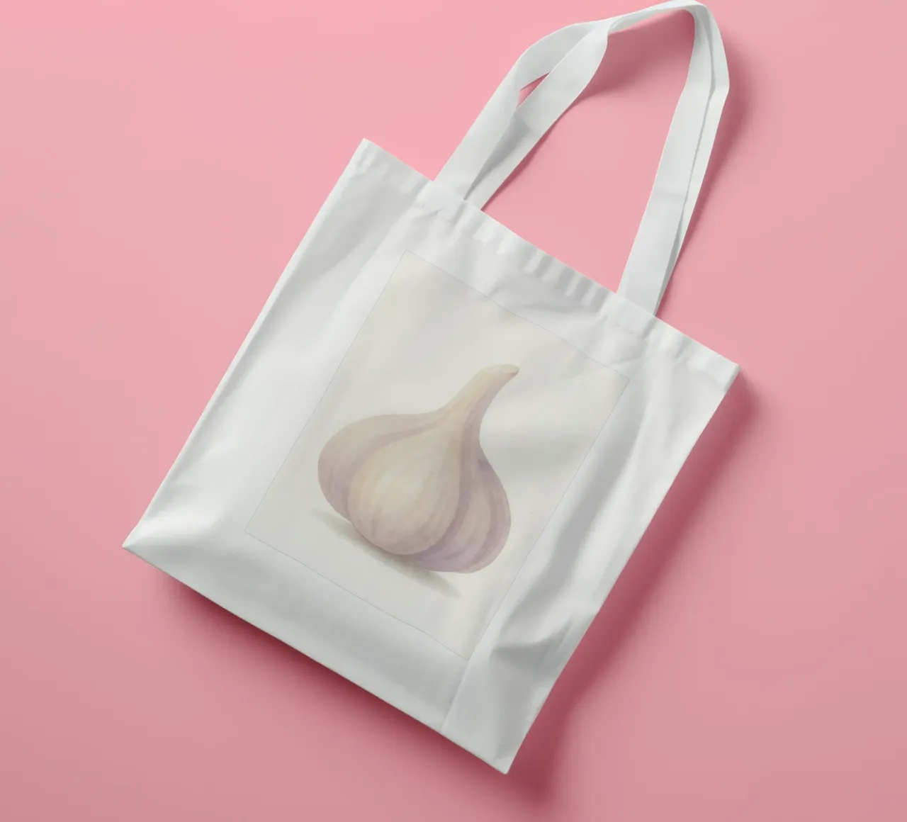 Cute Garlic – Smiley Veggie for Kids tote bag by Attaboy Dsgn