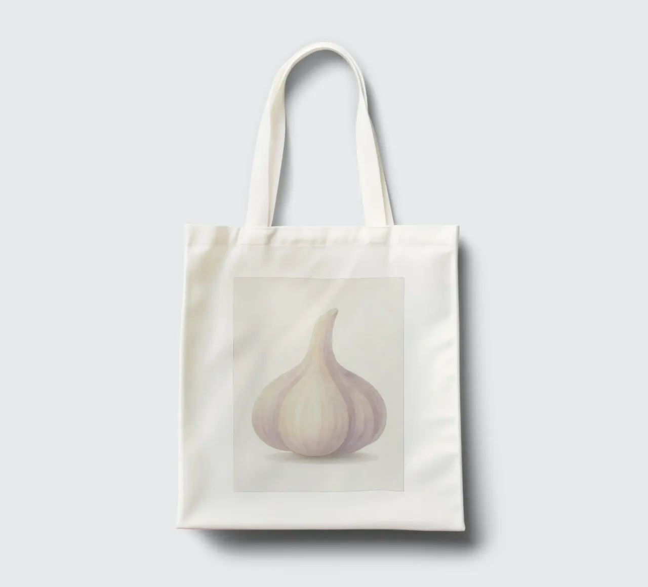 Cute Garlic – Smiley Veggie for Kids tote bag by Attaboy Dsgn