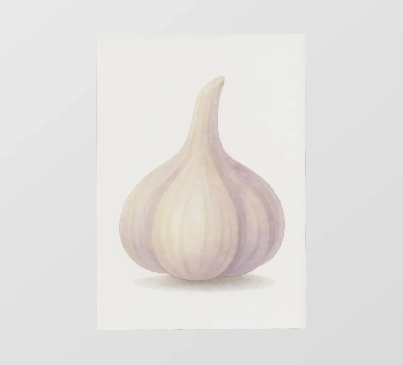 Cute Garlic – Smiley Veggie for Kids photo wallpaper by Attaboy Dsgn