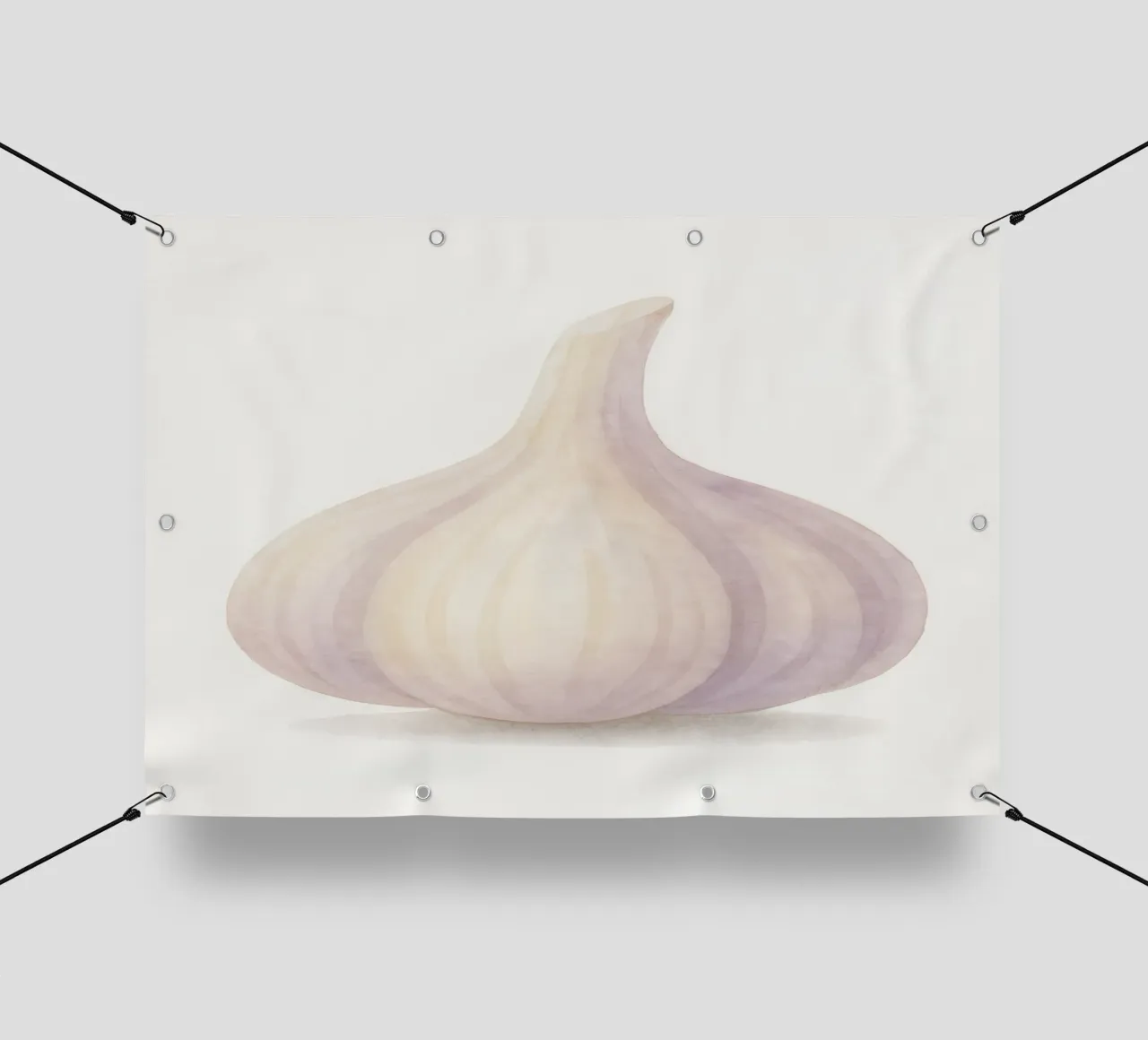 Cute Garlic – Smiley Veggie for Kids pvc cover by Attaboy Dsgn