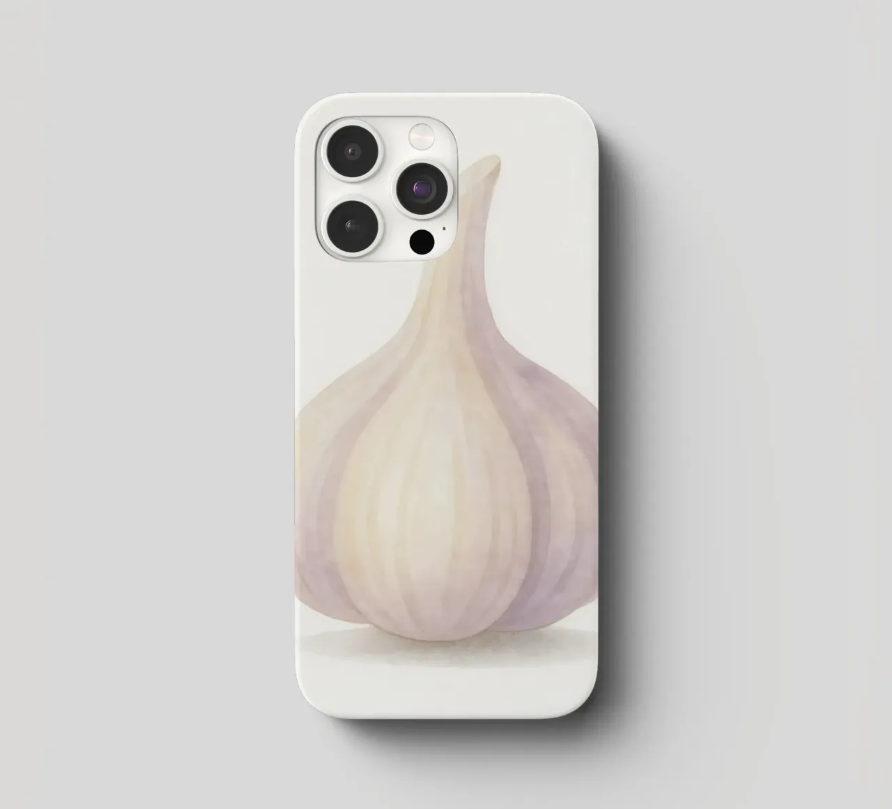 Cute Garlic – Smiley Veggie for Kids iphone case by Attaboy Dsgn