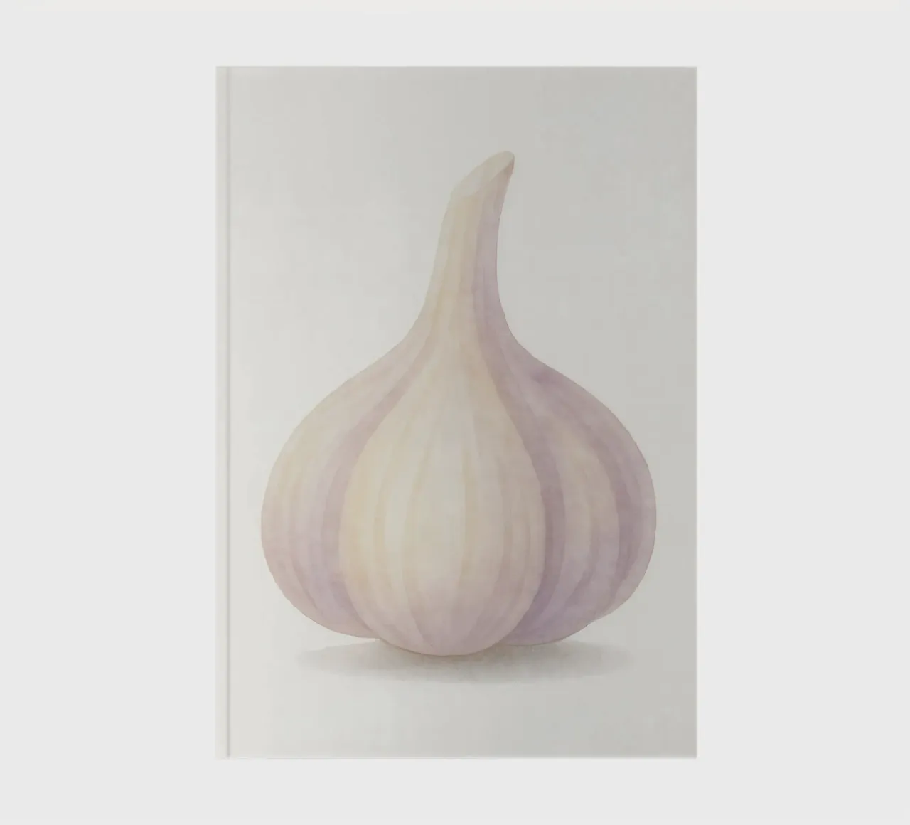 Cute Garlic – Smiley Veggie for Kids notebook by Attaboy Dsgn