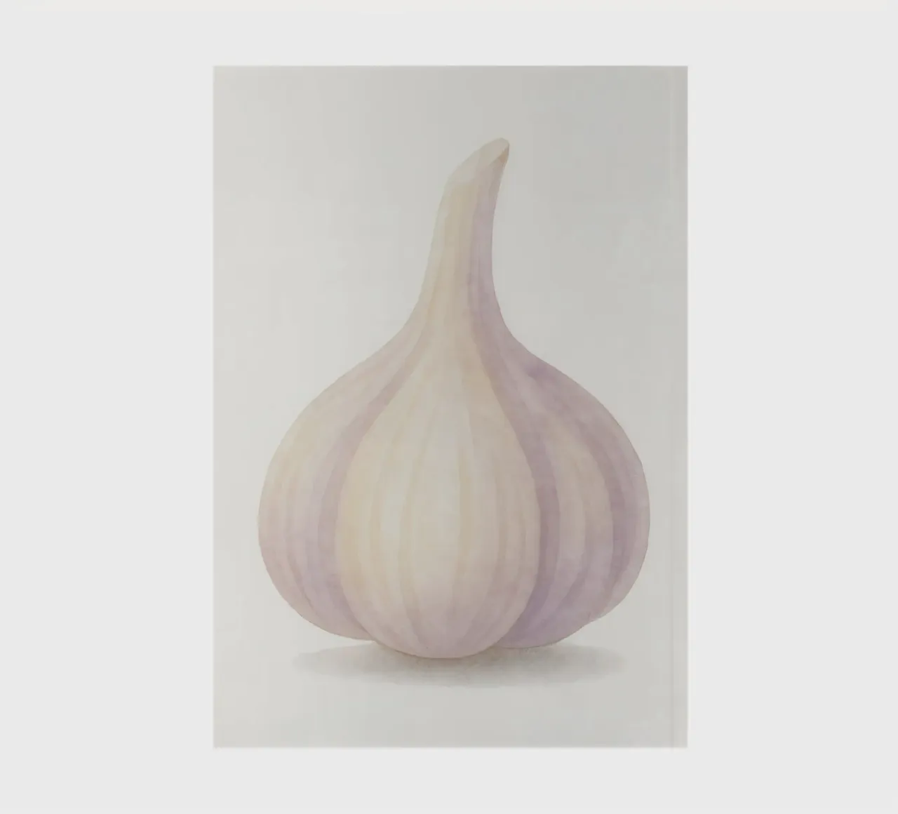 Cute Garlic – Smiley Veggie for Kids notebook by Attaboy Dsgn