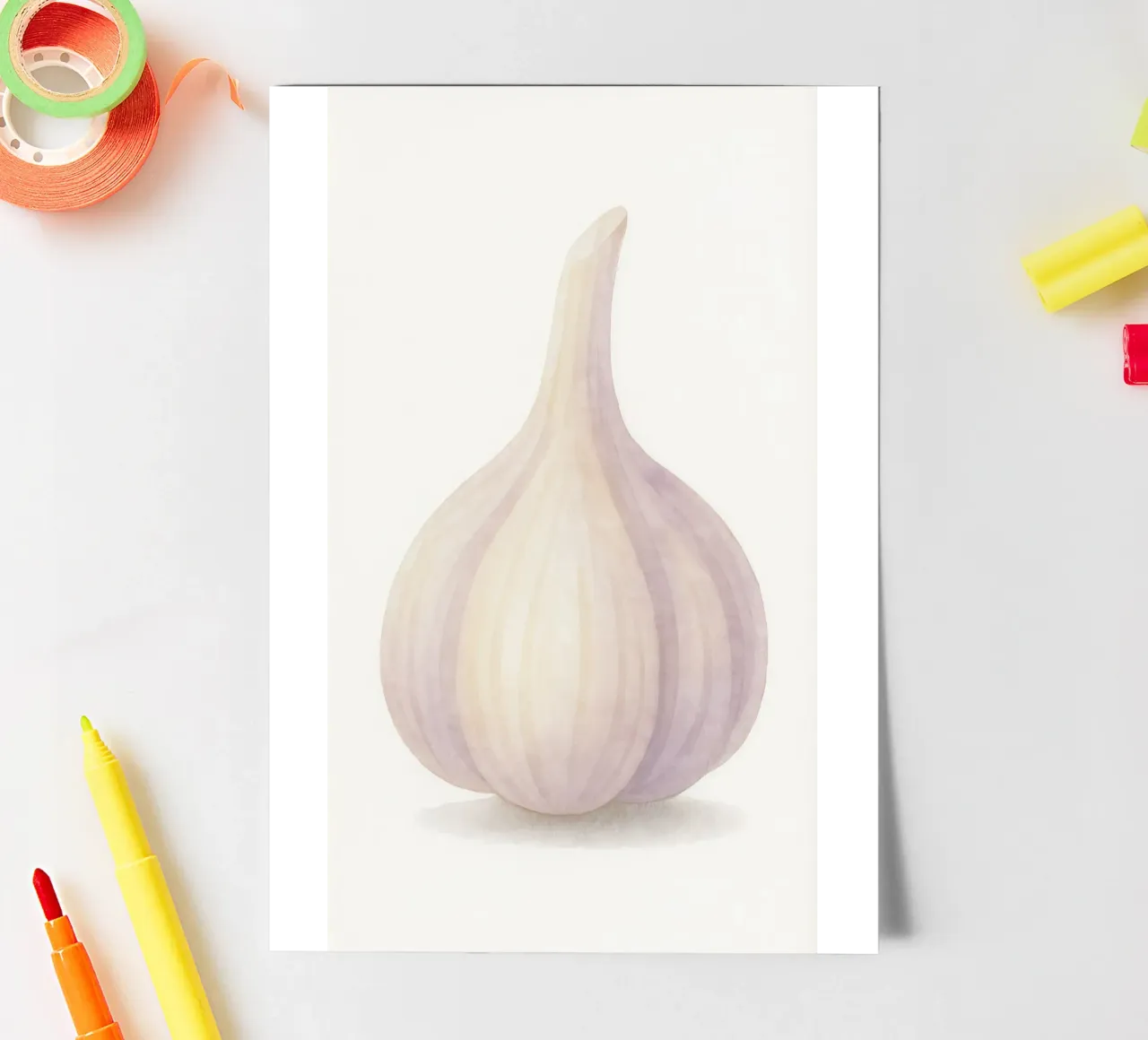 Cute Garlic – Smiley Veggie for Kids sticker sheet by Attaboy Dsgn