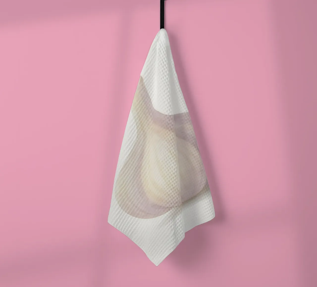 Cute Garlic – Smiley Veggie for Kids tea towel by Attaboy Dsgn