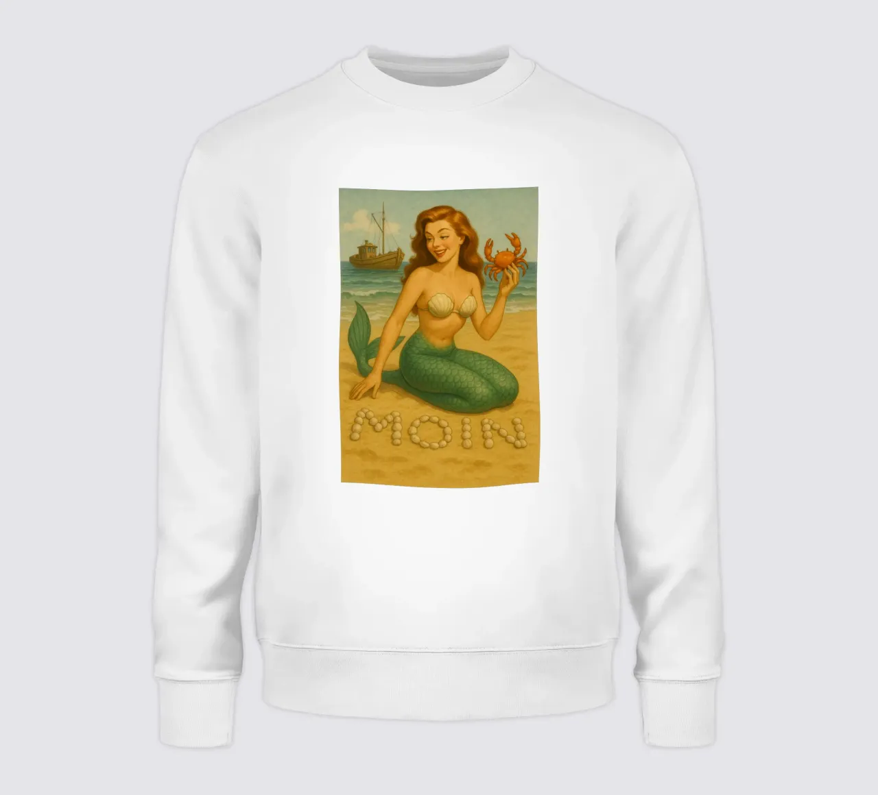 Nixe mit Krabbe felpa da Fies&Fein