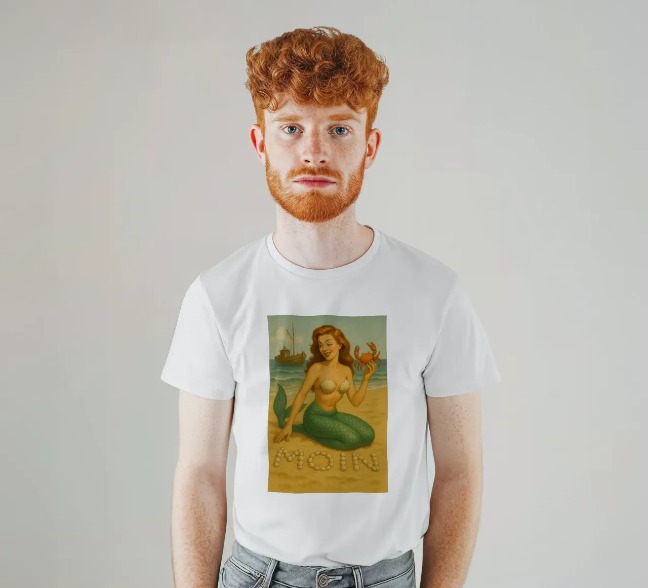 Nixe mit Krabbe t-shirt da Fies&Fein