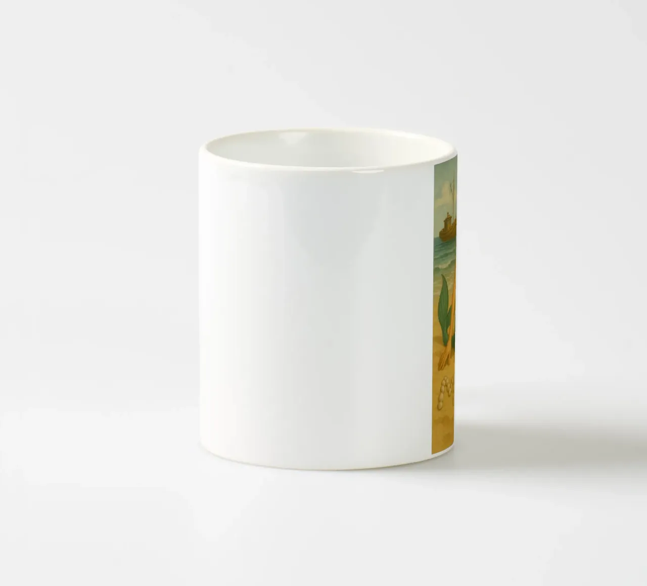 Nixe mit Krabbe tazza in ceramica da Fies&Fein