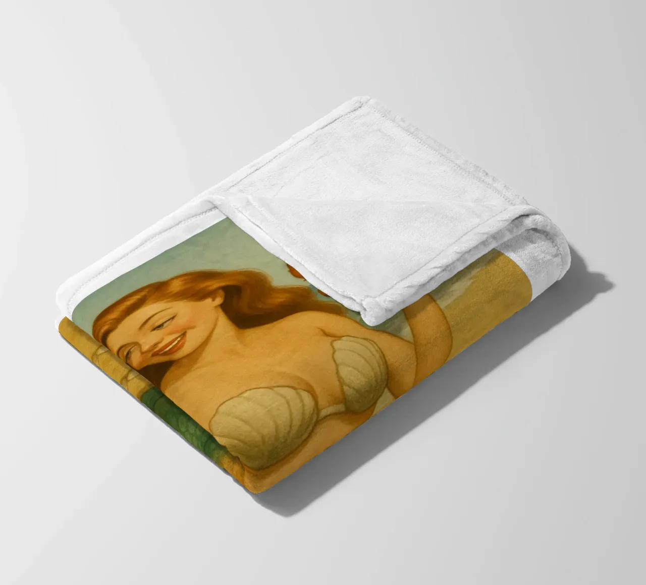 Nixe mit Krabbe coperta in pile da Fies&Fein