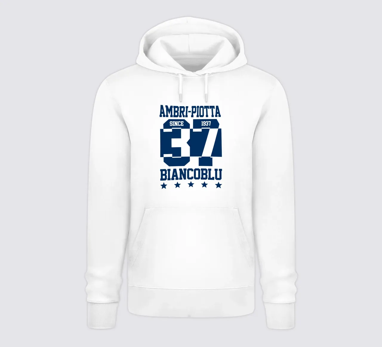 Ambri-Piotta Biancoblu felpa con cappuccio da HCAP Fanshop