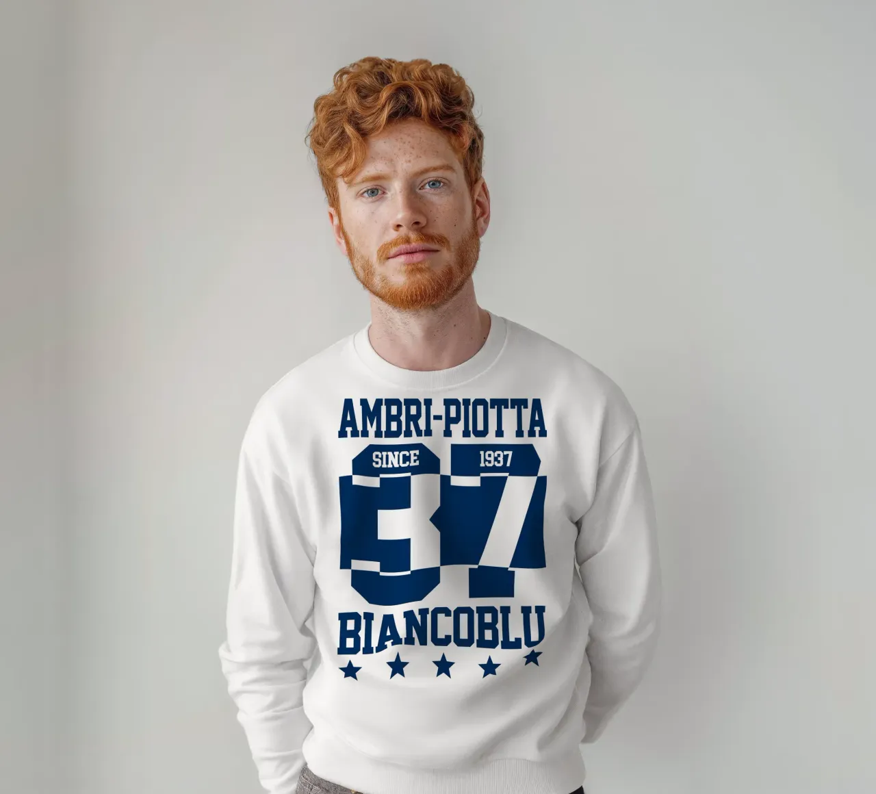 Ambri-Piotta Biancoblu felpa da HCAP Fanshop