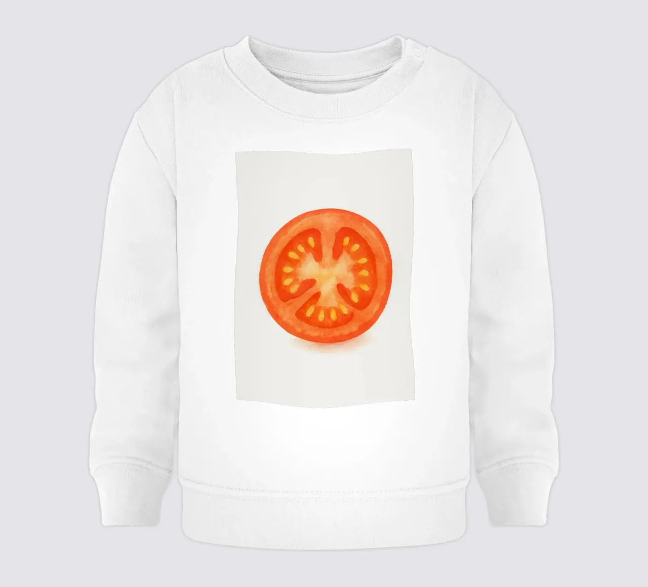 Tomato Slice felpa neonato da Attaboy Dsgn