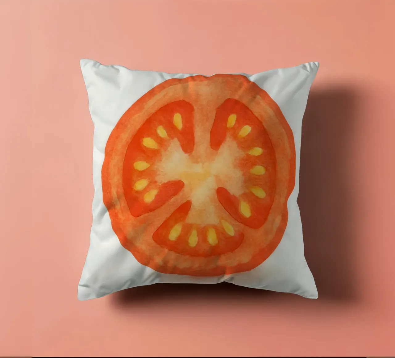 Tomato Slice cuscino da Attaboy Dsgn