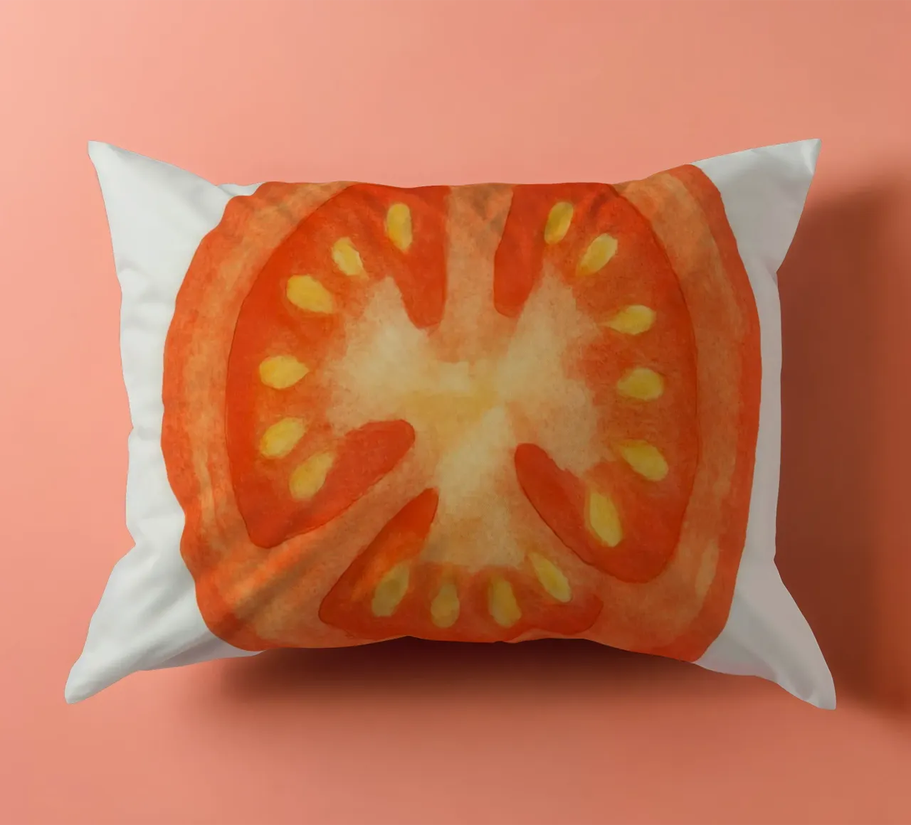 Tomato Slice cuscino da Attaboy Dsgn