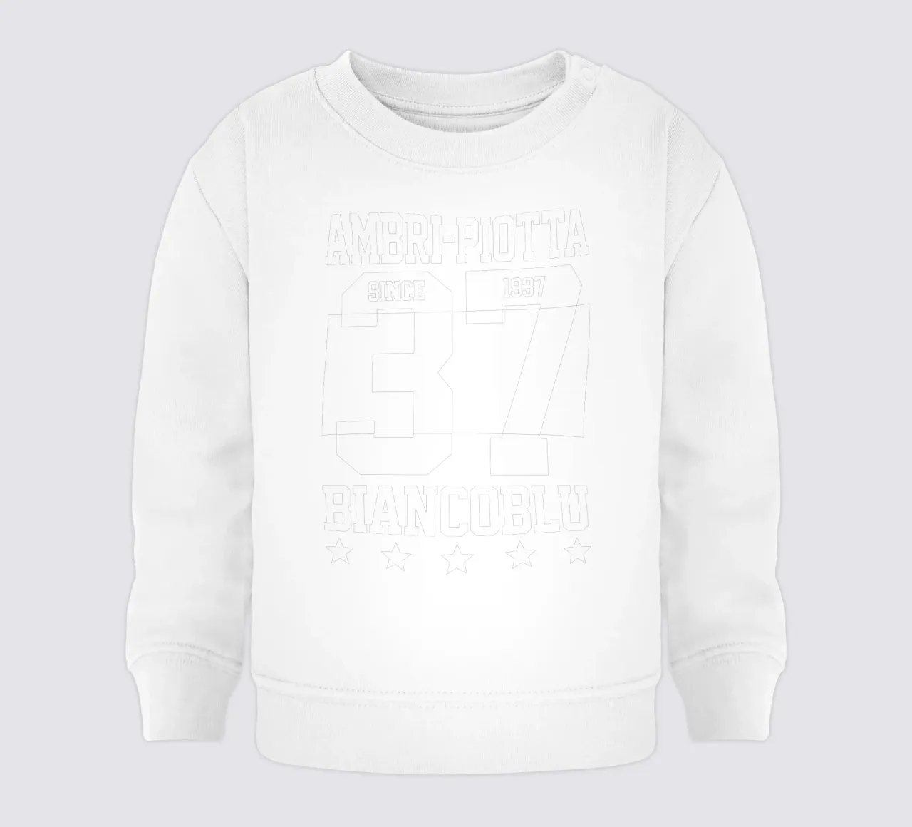 HCAP Biancoblu felpa neonato da HCAP Fanshop