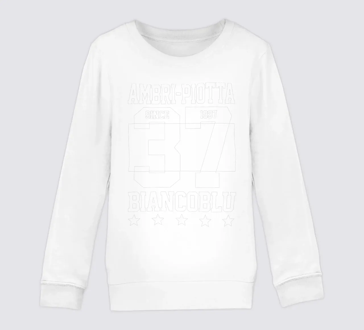 HCAP Biancoblu felpa bambino da HCAP Fanshop