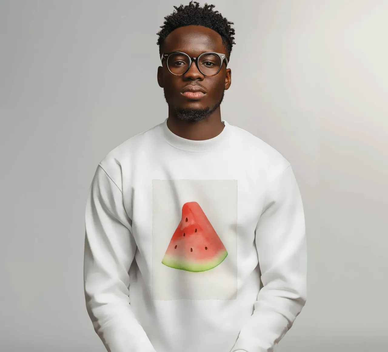 Watermelon Slice Delight felpa da Attaboy Dsgn