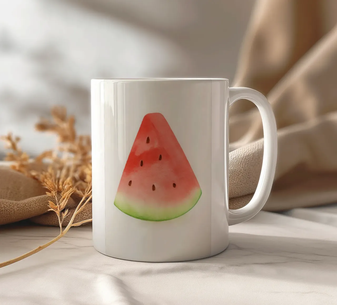 Watermelon Slice Delight tazza in ceramica da Attaboy Dsgn