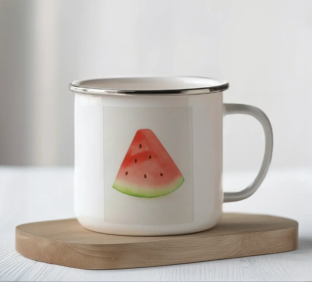 Watermelon Slice Delight tazza in smalto da Attaboy Dsgn