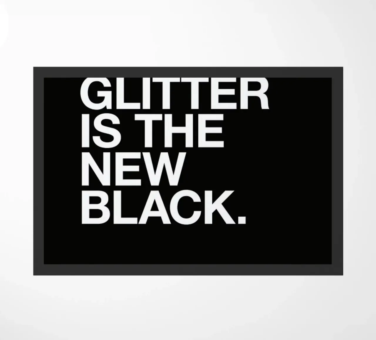 Glitter deurmat van Studio One