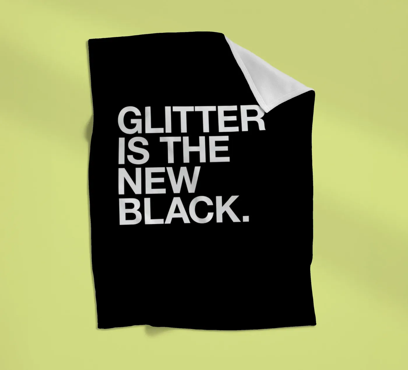 Glitter Fleecedecke von Studio One