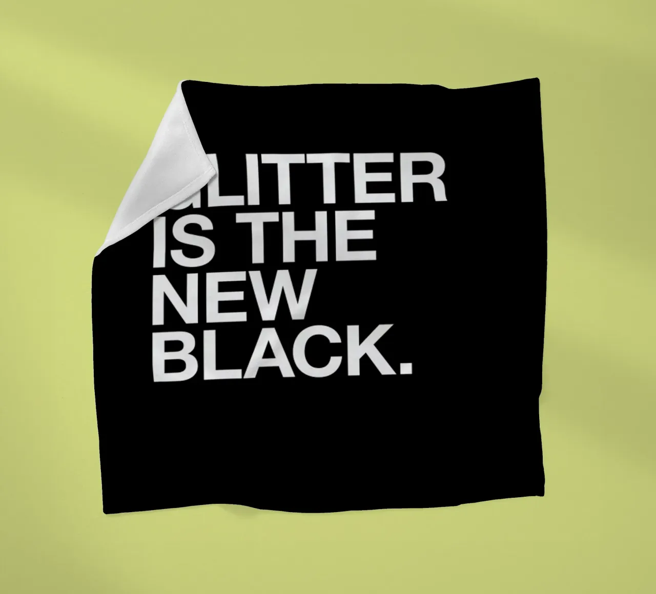 Glitter Fleecedecke von Studio One