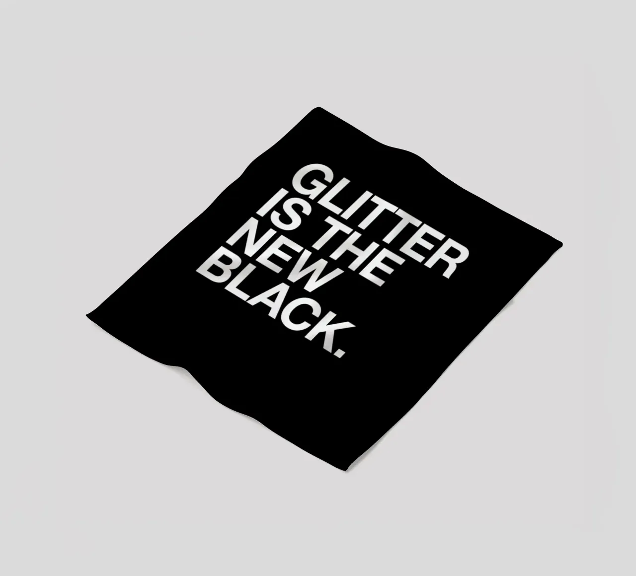 Glitter Fleecedecke von Studio One