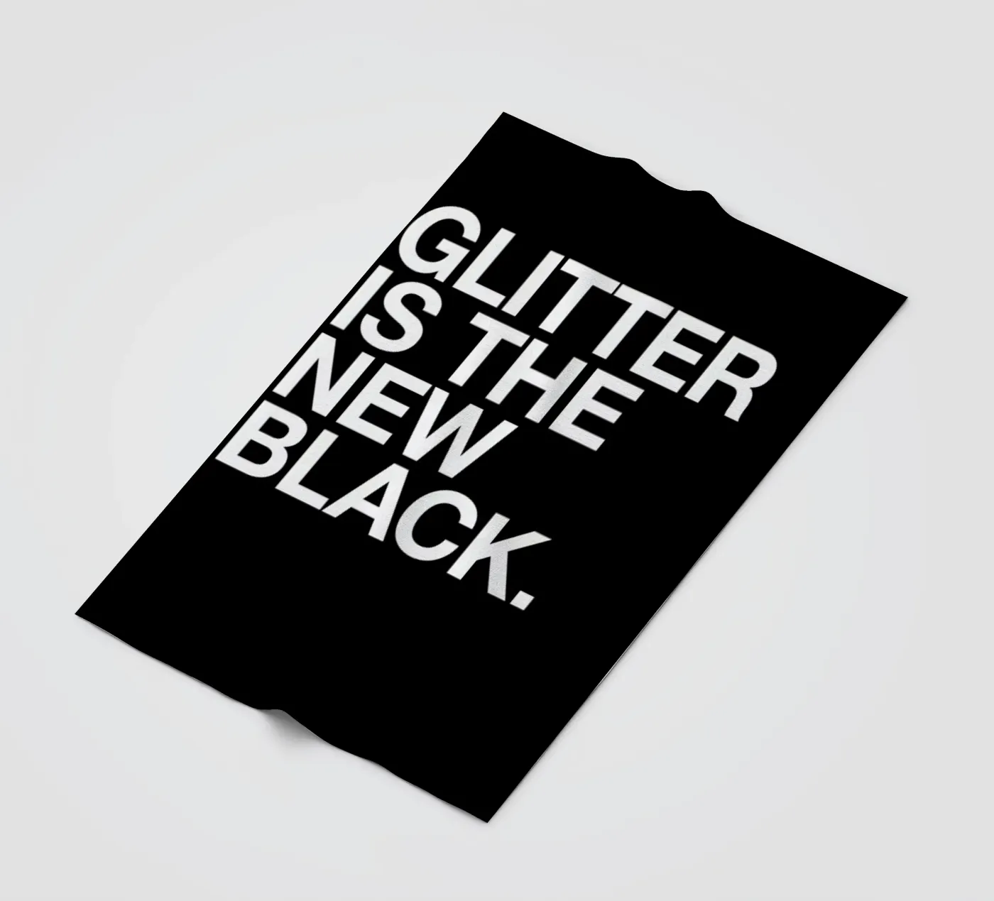 Glitter Fleecedecke von Studio One