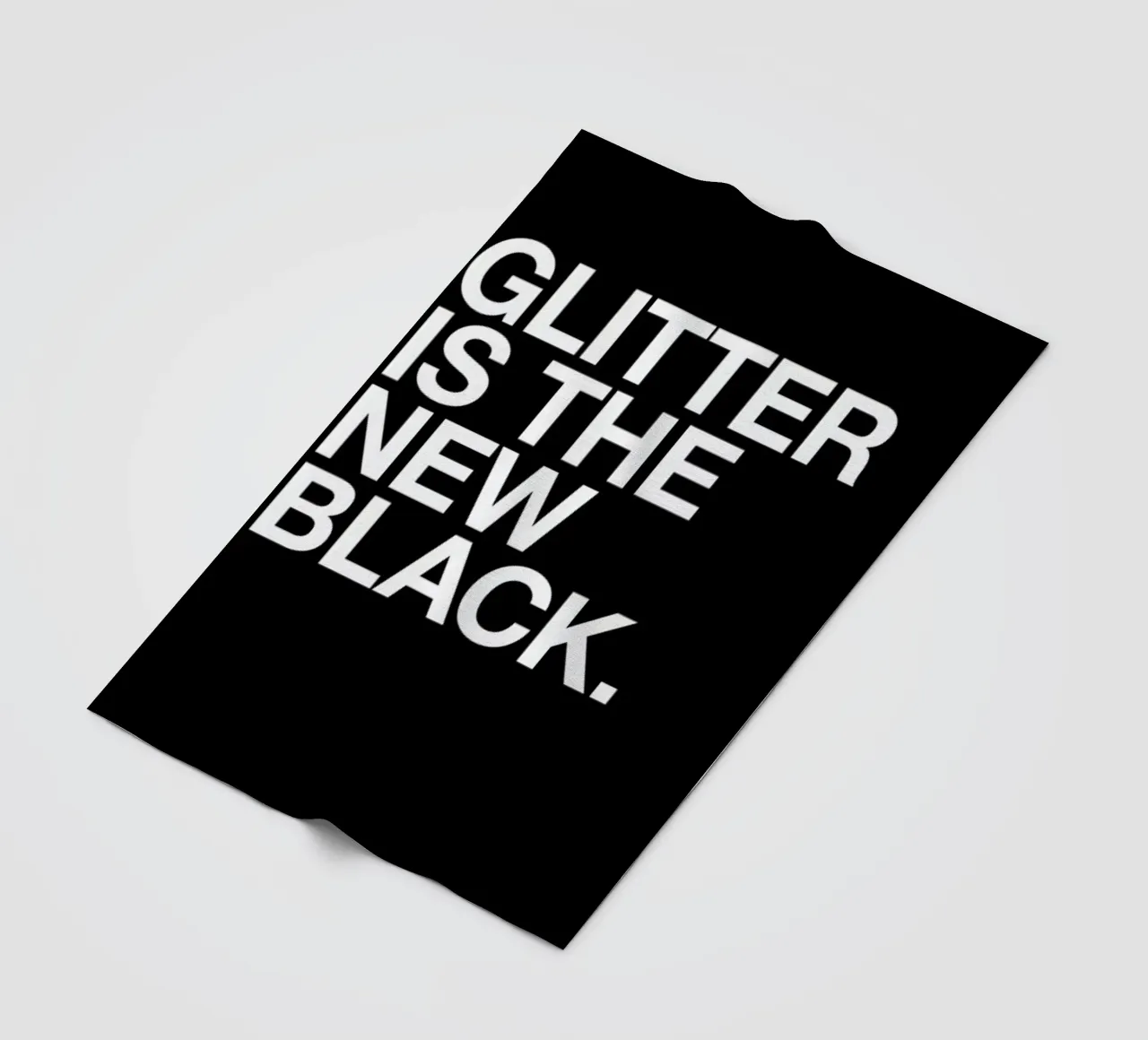 Glitter Fleecedecke von Studio One