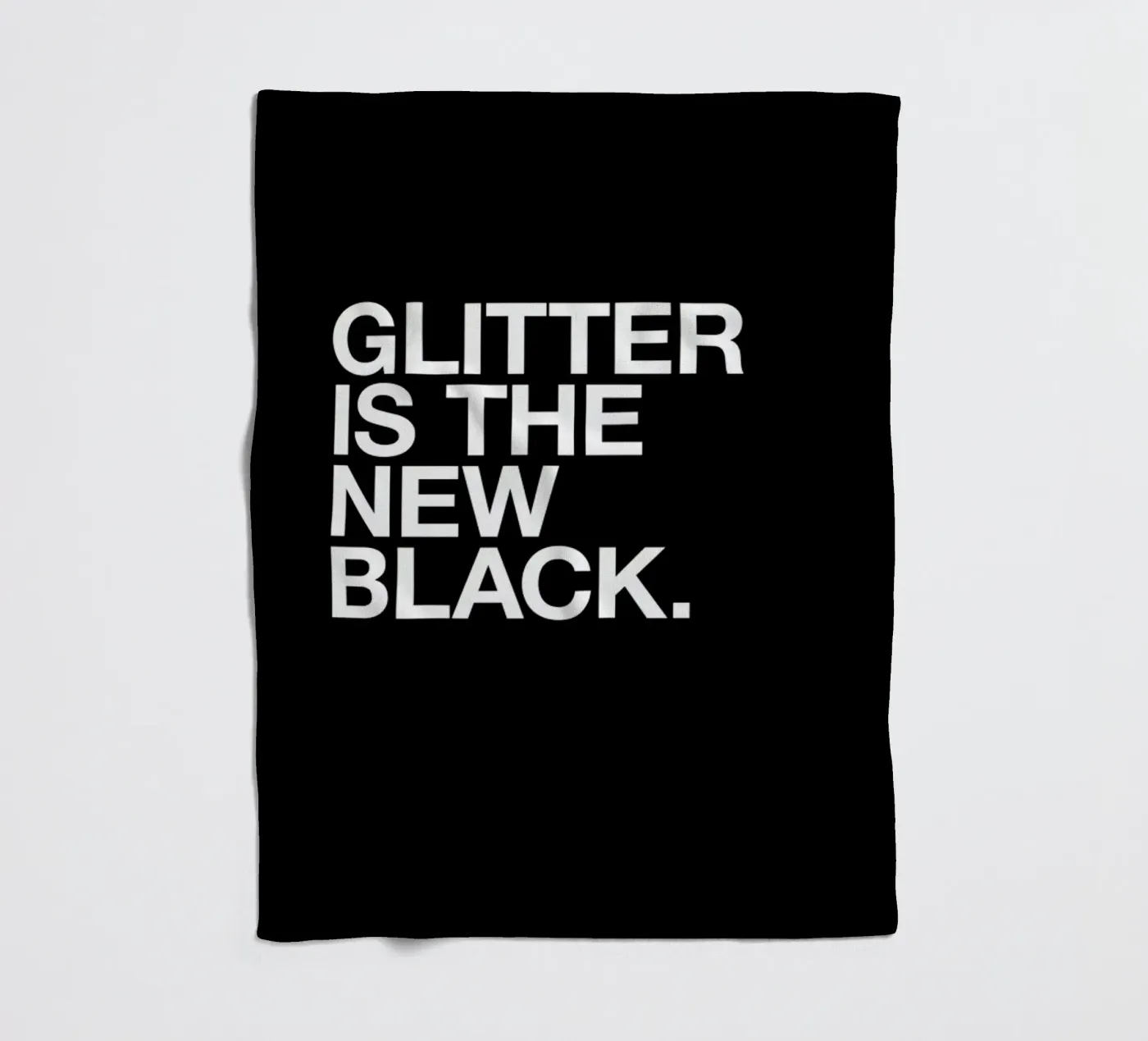 Glitter Fleecedecke von Studio One