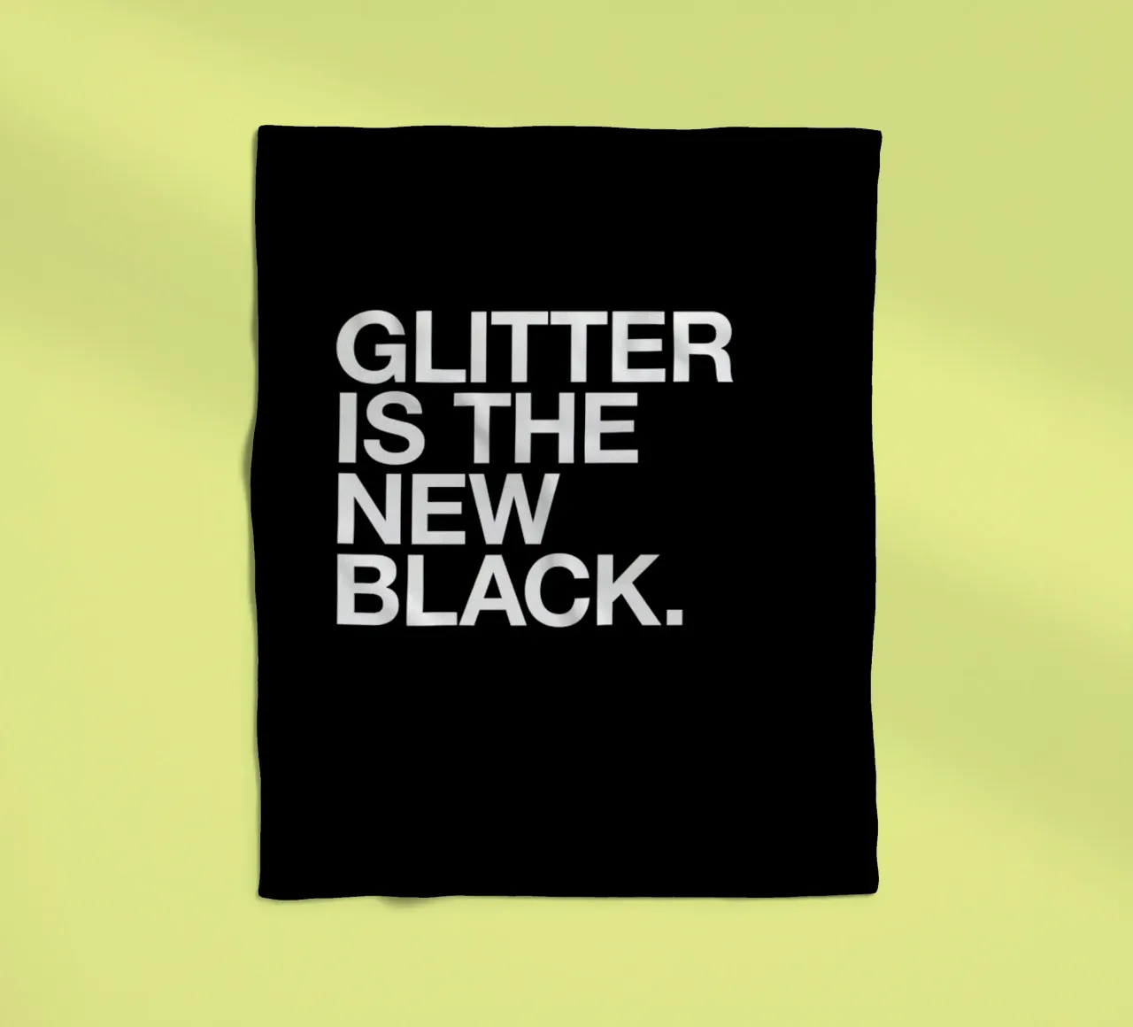 Glitter Fleecedecke von Studio One