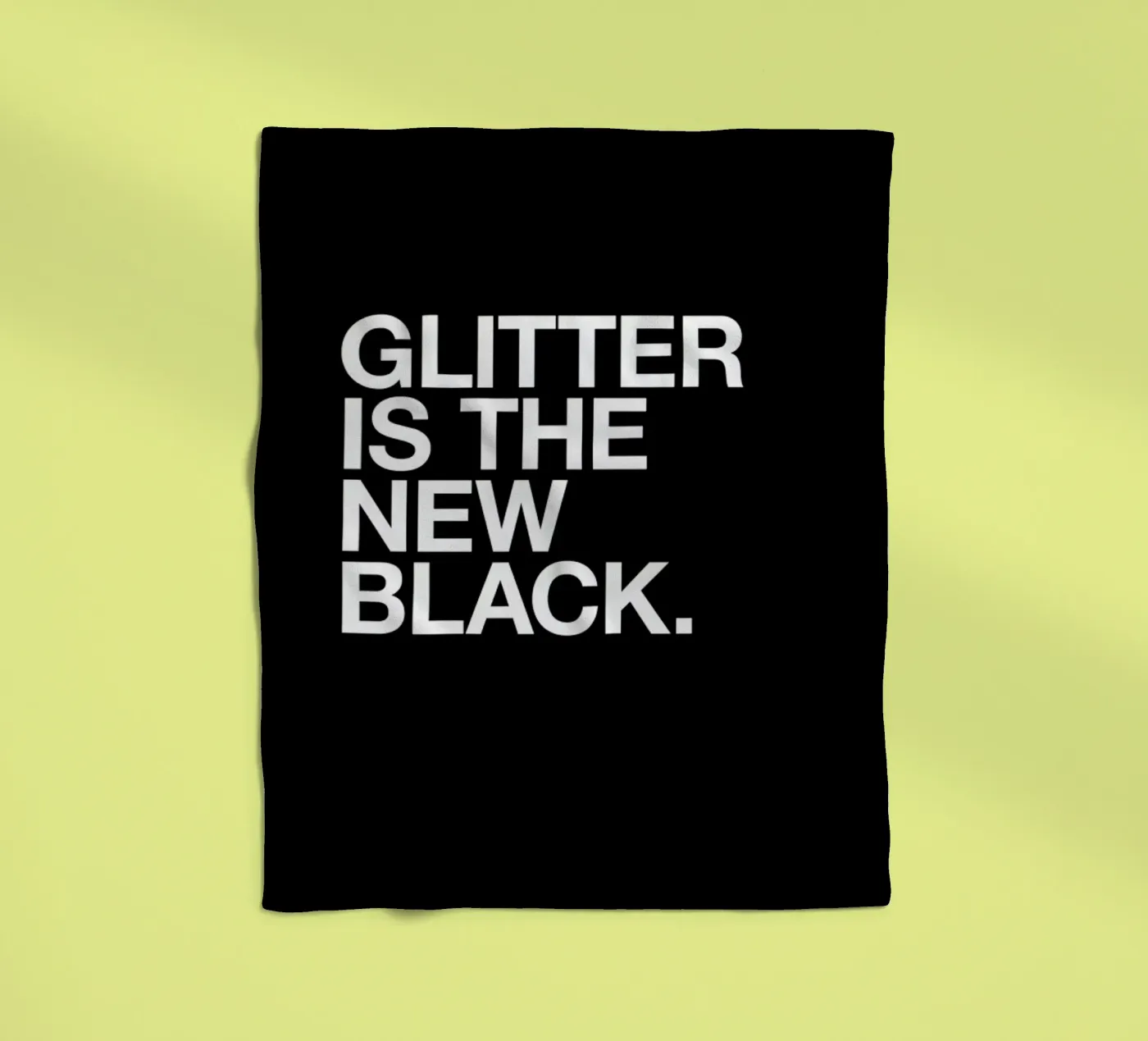 Glitter Fleecedecke von Studio One