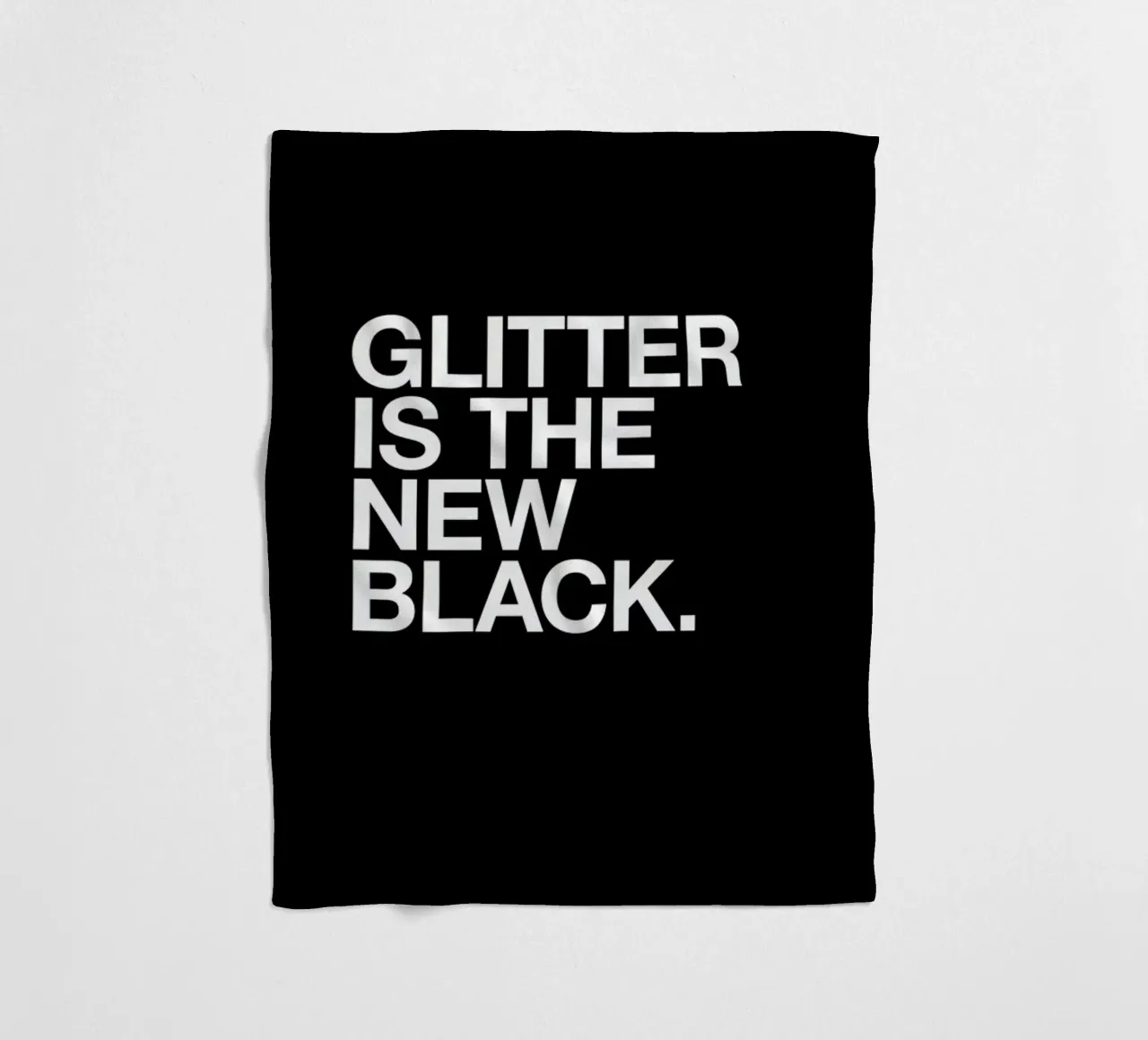 Glitter Fleecedecke von Studio One