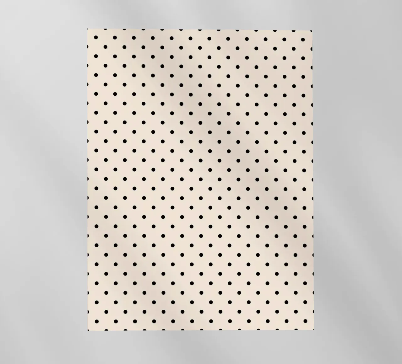Minimal Basic Polka Dots | Nero su avorio pellicola backlit da Beauty in Simplicity