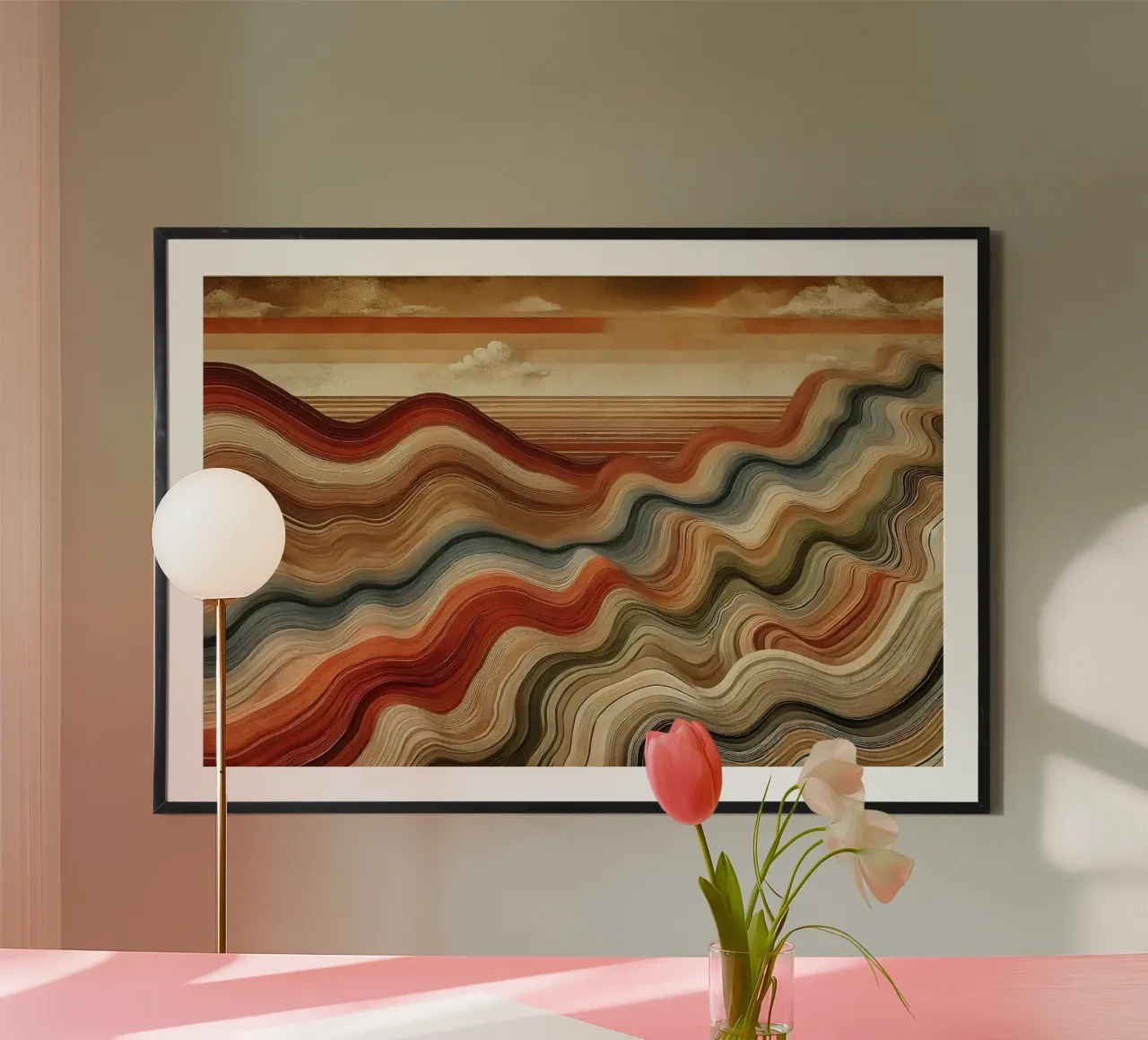 Strati di argilla Element Earth poster da Chromatic Fusion Studio