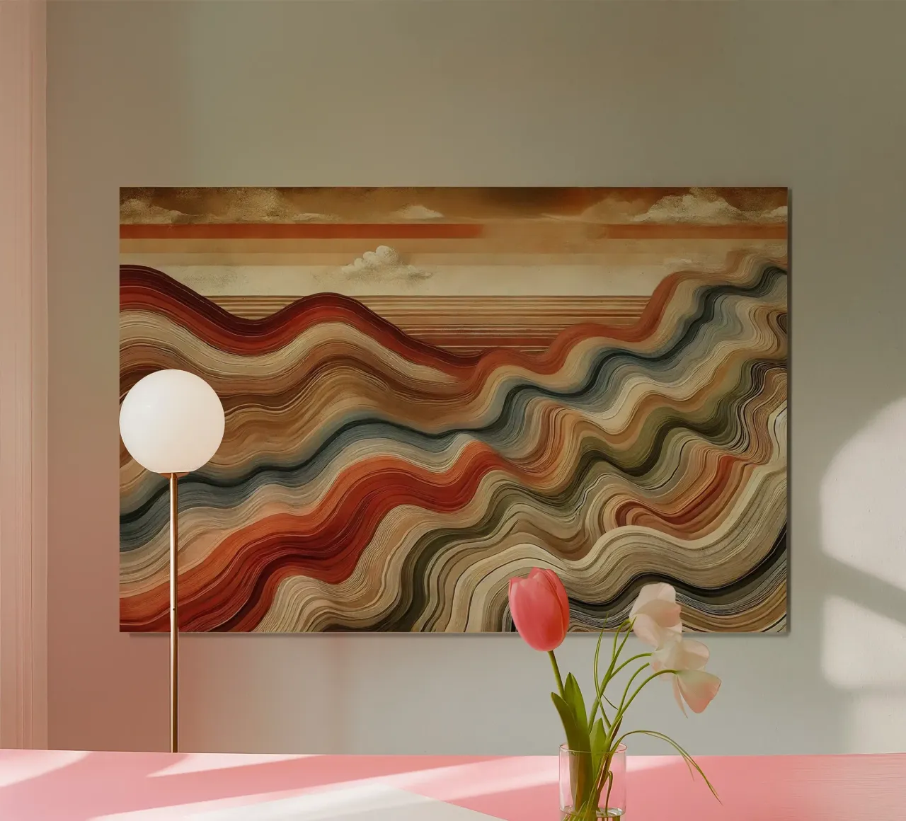 Strati di argilla Element Earth poster da Chromatic Fusion Studio